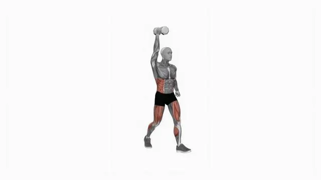 Dumbbell Single Arm Overhead Carry (2)