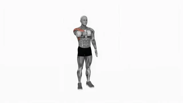 Dumbbell Single Arm Underhand Front Raise (2)