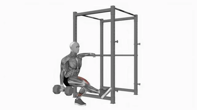 Dumbbell Single Leg Squat (4)
