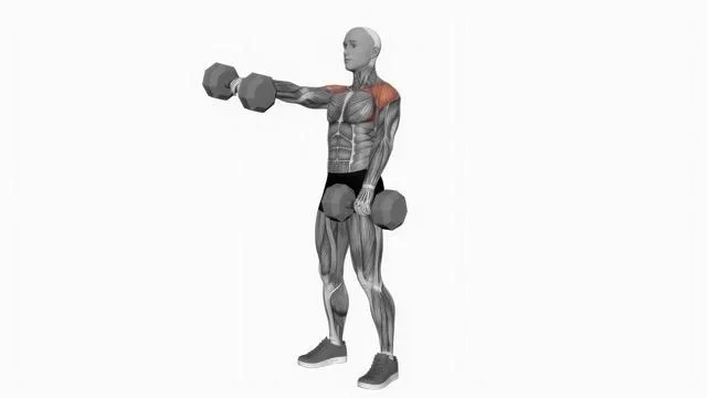 Dumbbell Standing Alternate Raise (2)
