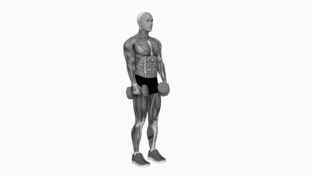 Dumbbell Stiff Leg Deadlift (2)