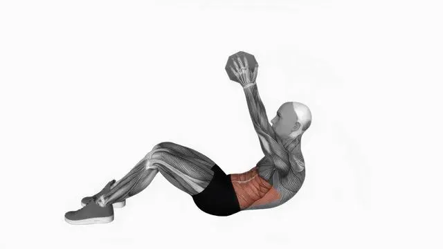 Dumbbell Straight Arm Crunch (2)