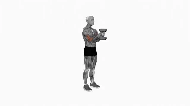 Dumbbell Waiter Biceps Curl (2)