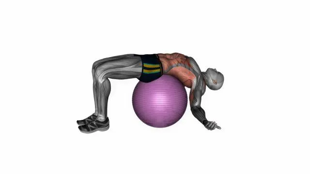 Exercise ball back stretch (2)