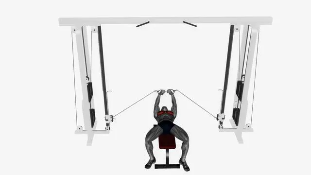 Flat bench cable fly (2)