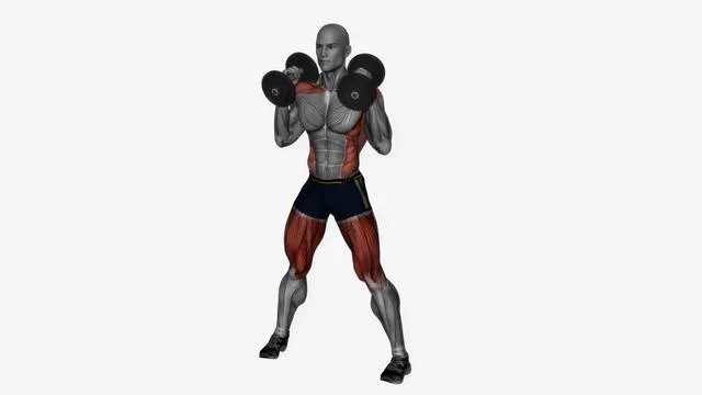 Good mornings dumbbells (2)