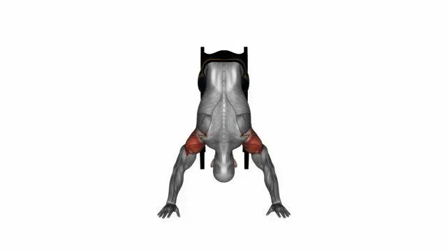 Handstand push on chair (2)