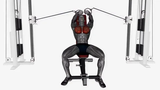 Incline bench cable fly (2)