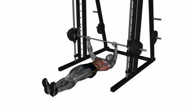 Inverted rows on smith machine (2)