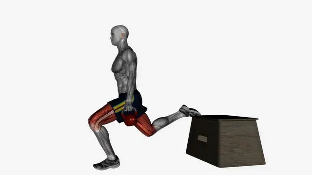 Kettlebell bulgarian split squat right (4)