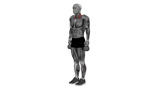 Kettlebell Shrug (2)
