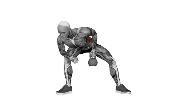 Kettlebell Single Arm Row (2)