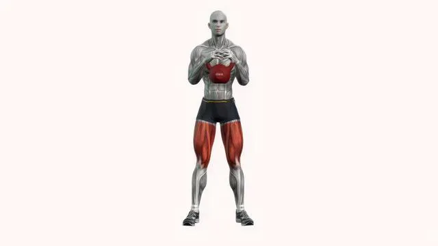 Kettlebell squats (3)