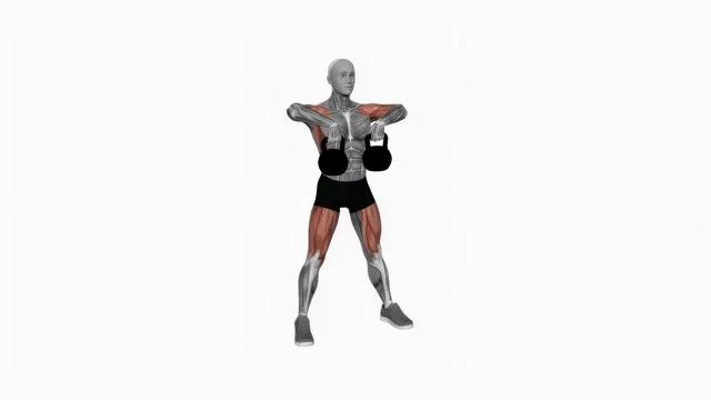 Kettlebells sumo deadlift with high pull (2)