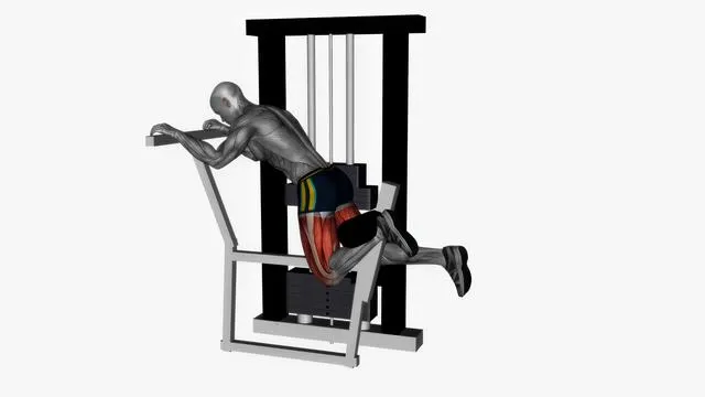 Kneeling leg curl machine (2)