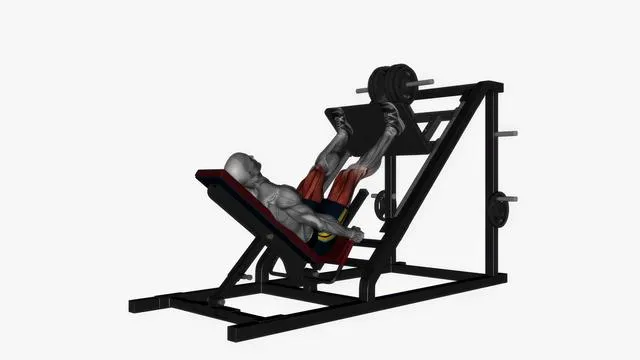 Leg press wide high stance (4)