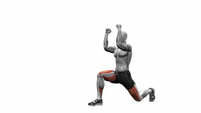 Lunge pulses bodyweight (2)