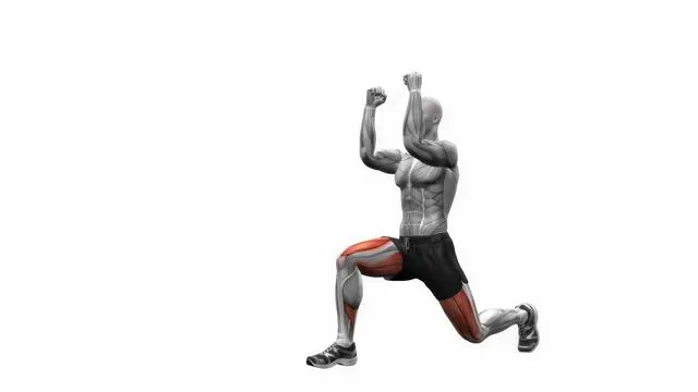 Lunge pulses bodyweight (3)