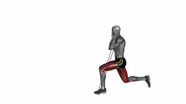 Lunge reverse with Resistance band (2)
