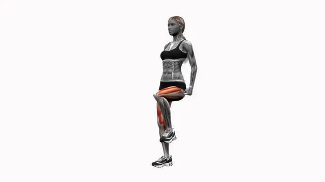 Lunge to knee drive left bodyweight (2)