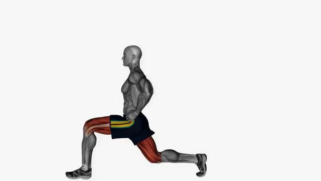 Lunges same leg side view bodyweight (2)