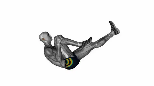 Lying hip flexor stretch (2)