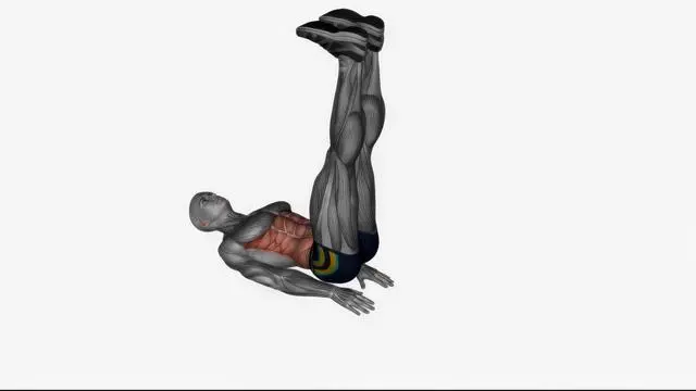Lying leg raise (2)