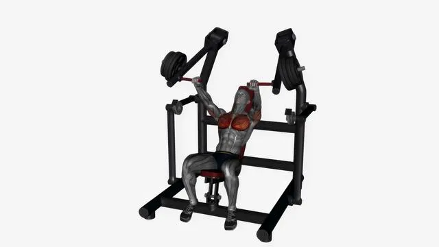 Machine chest press incline (2)