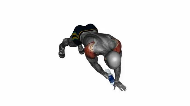 Plank reverse fly with bottle (2)