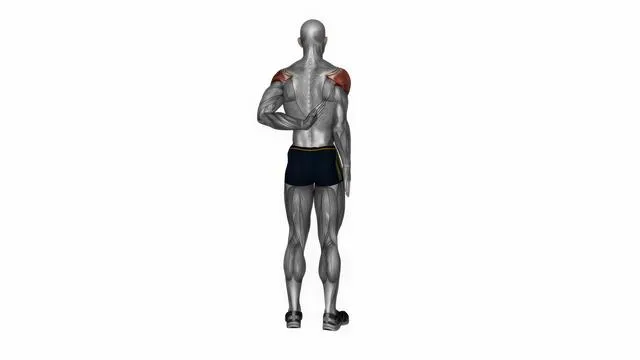 Reaching up shoulder stretch (2)