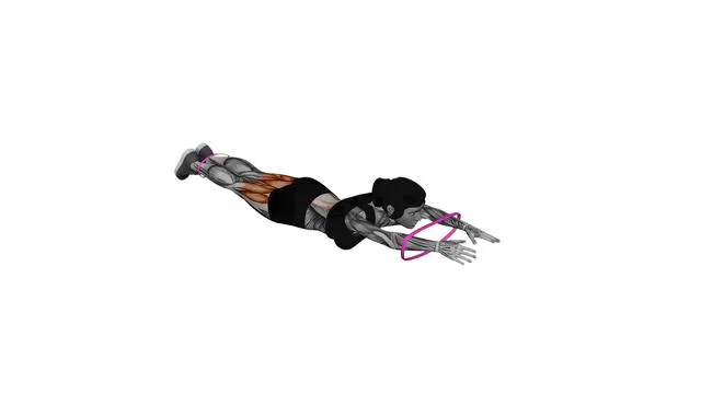Resistance Band Floor Hyperextension (3)