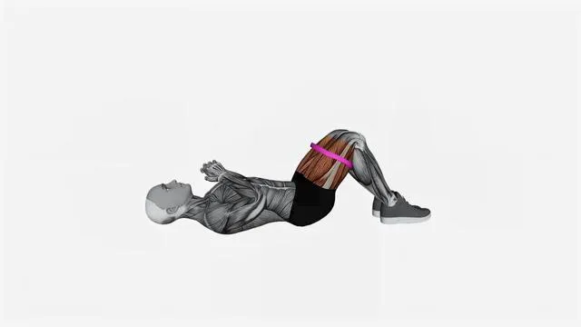 Resistance Band Glute Bridge (2)