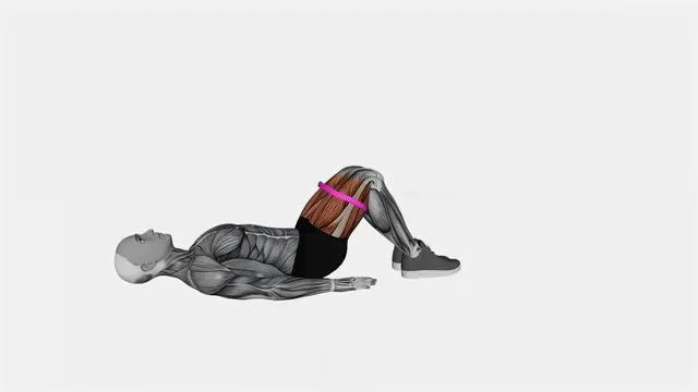 Resistance Band Glute Bridge (3)