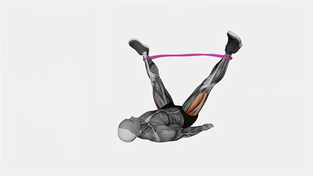 Resistance Band Lying Abduction (2)