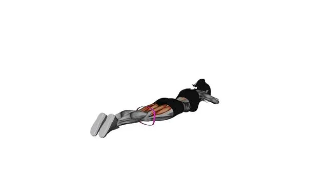 Resistance Band Lying Hyperextension Abduction (3)