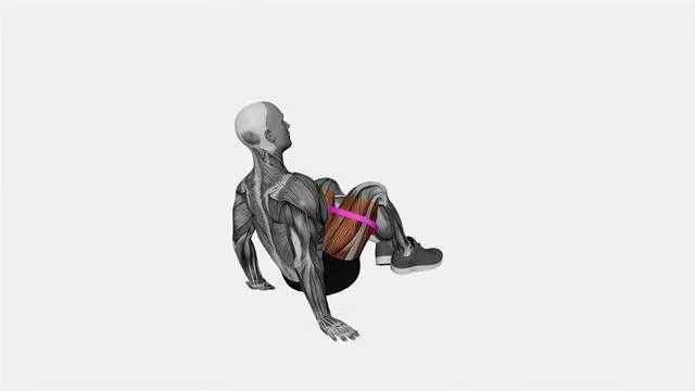 Resistance Band Seated Bent Knee Abduction (2)