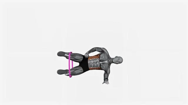Resistance Band Side Plank Glute Raise (2)