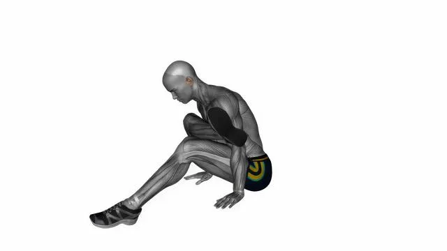 Seated cross leg glute stretch (2)