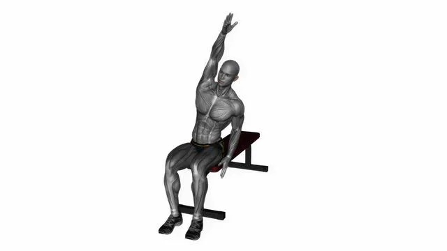 Seated side stretch (2)