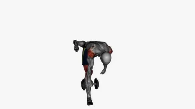 Single leg romanian deadlift dumbbell (2)
