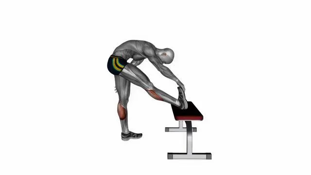 Standing gastrocnemius stretch (2)