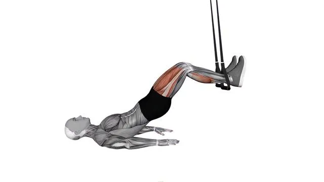 Suspension Trainer with Grips Hip Bridge (2)