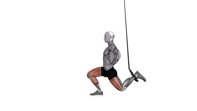 Suspension Trainer with Grips Split Squat (2)